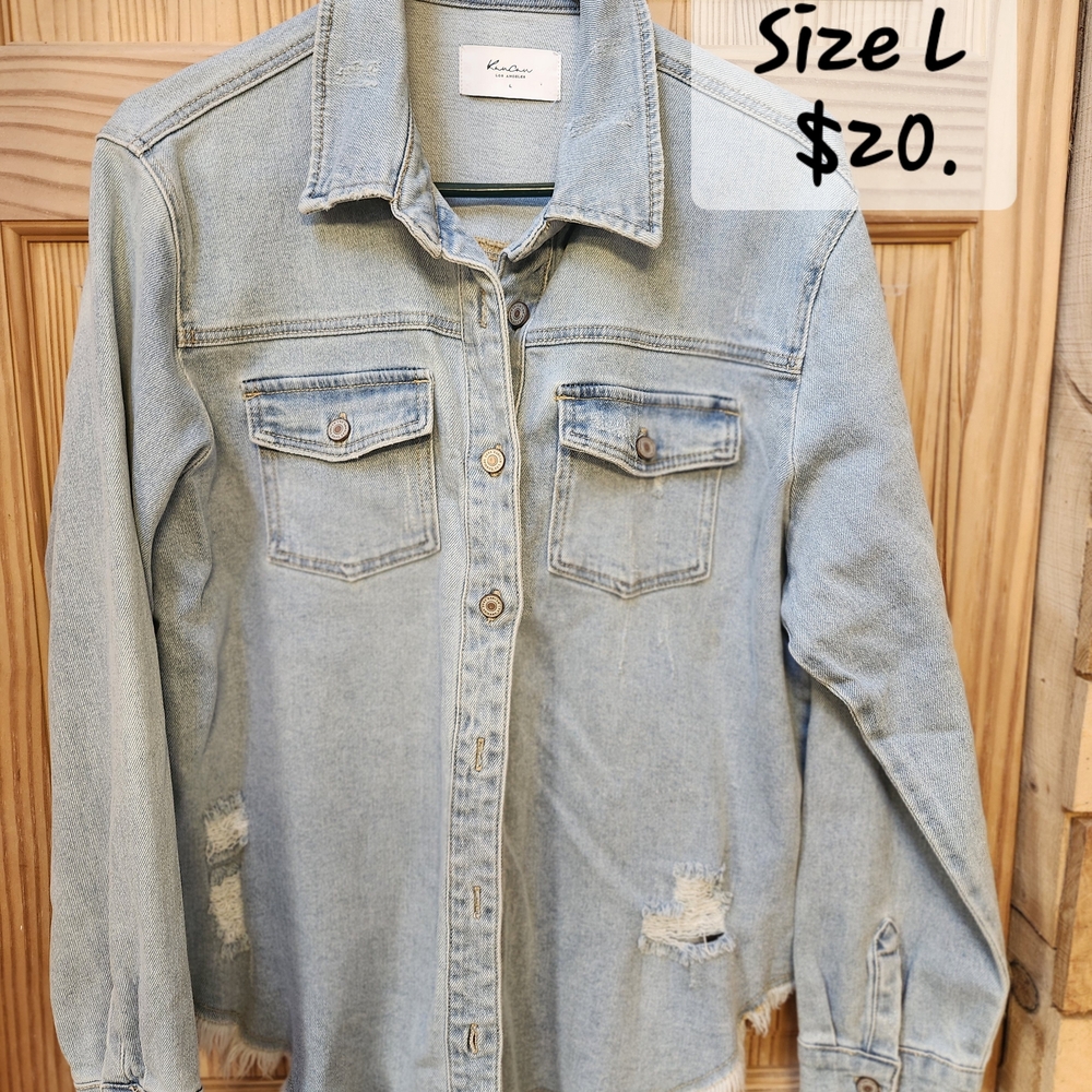 KanCan Light Blue Jean Jacket
